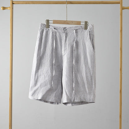 Komfortable Højkvalitets Let Linned Shorts