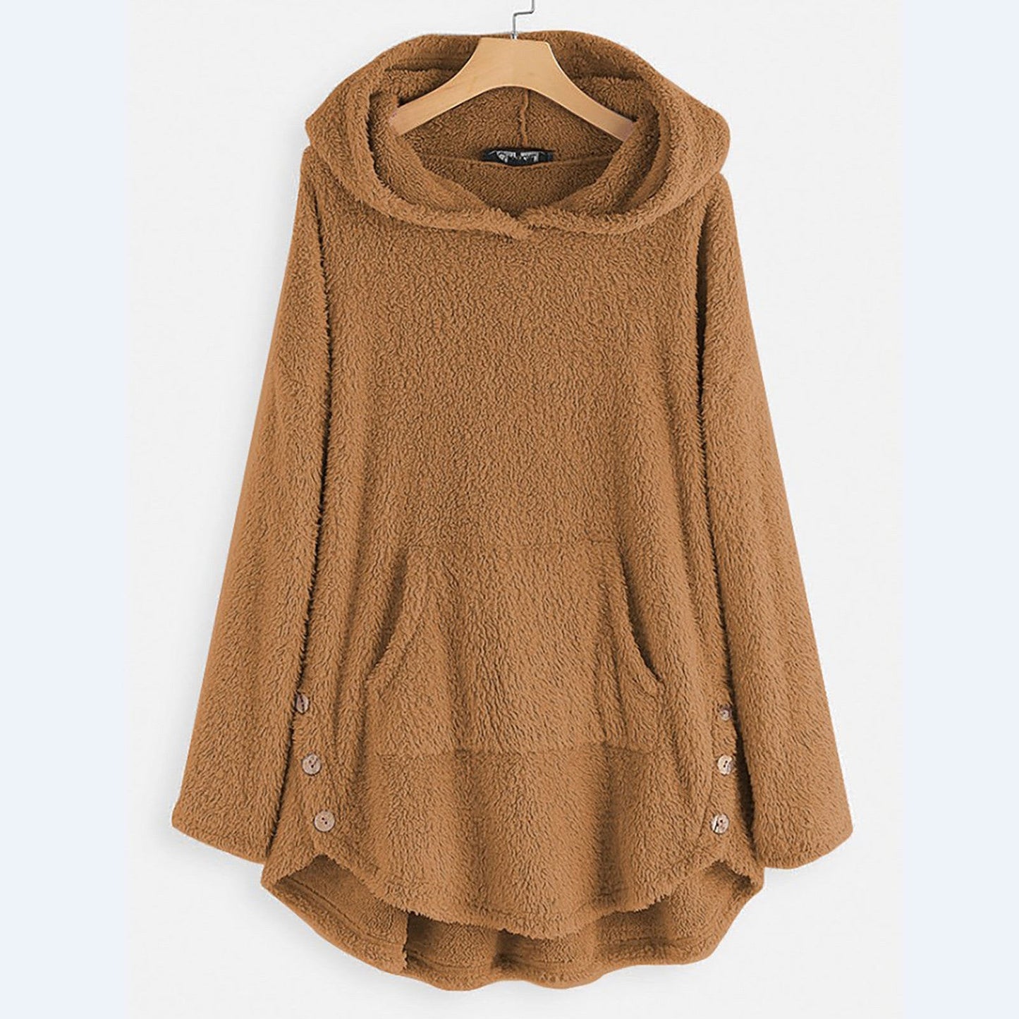 Nadia | Ultrablød og varm plysh-hoodie med afslappet pasform