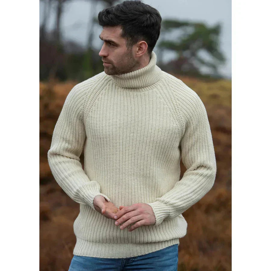 Henrik | Rullekravesweater med komfortabel pasform