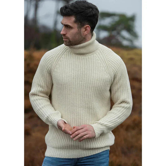 Henrik | Rullekravesweater med komfortabel pasform