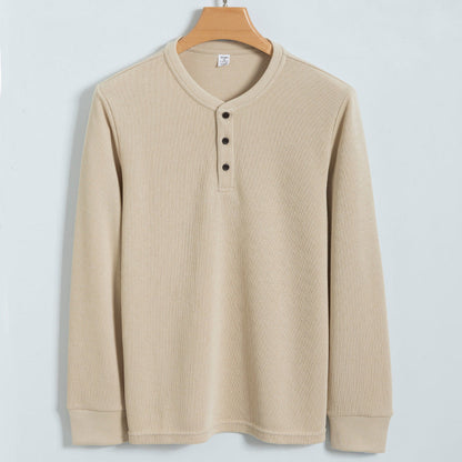 Stilfuld Rib Sweater Til Herrer