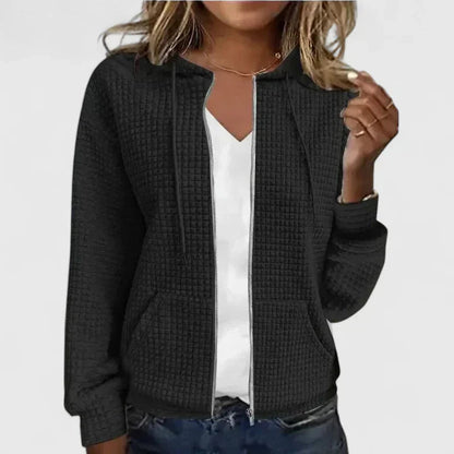 Kristine | Elegant langlinjet åben cardigan i blødt strik til kvinder