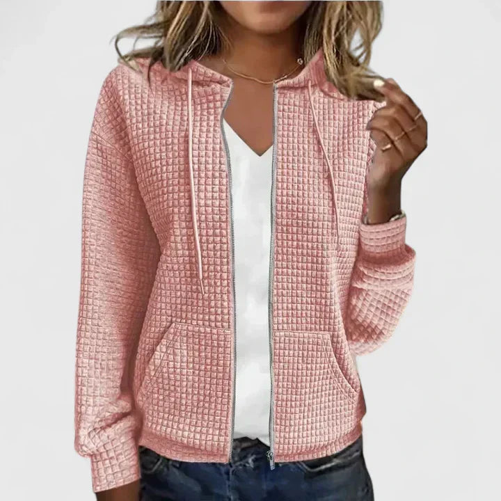Kristine | Elegant langlinjet åben cardigan i blødt strik til kvinder