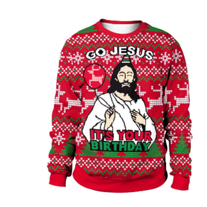 Joseph | Julesweater med sjovt julemotiv og løs pasform