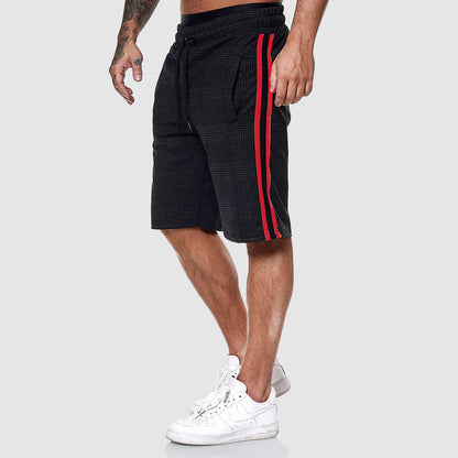 Casual Stilfuld Rutede Herre Shorts