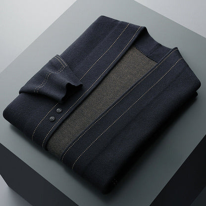 Moderne Behagelig Stilfuld Uldvæver Cardigan