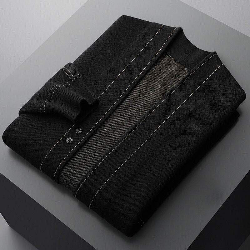 Moderne Behagelig Stilfuld Uldvæver Cardigan