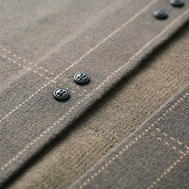 Moderne Behagelig Stilfuld Uldvæver Cardigan