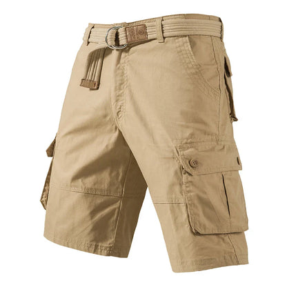 Komfortable Afslappet Praktisk Cargo Knæshorts