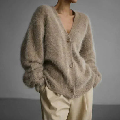Stilfuld Elegant Stor Cashmere Sweater