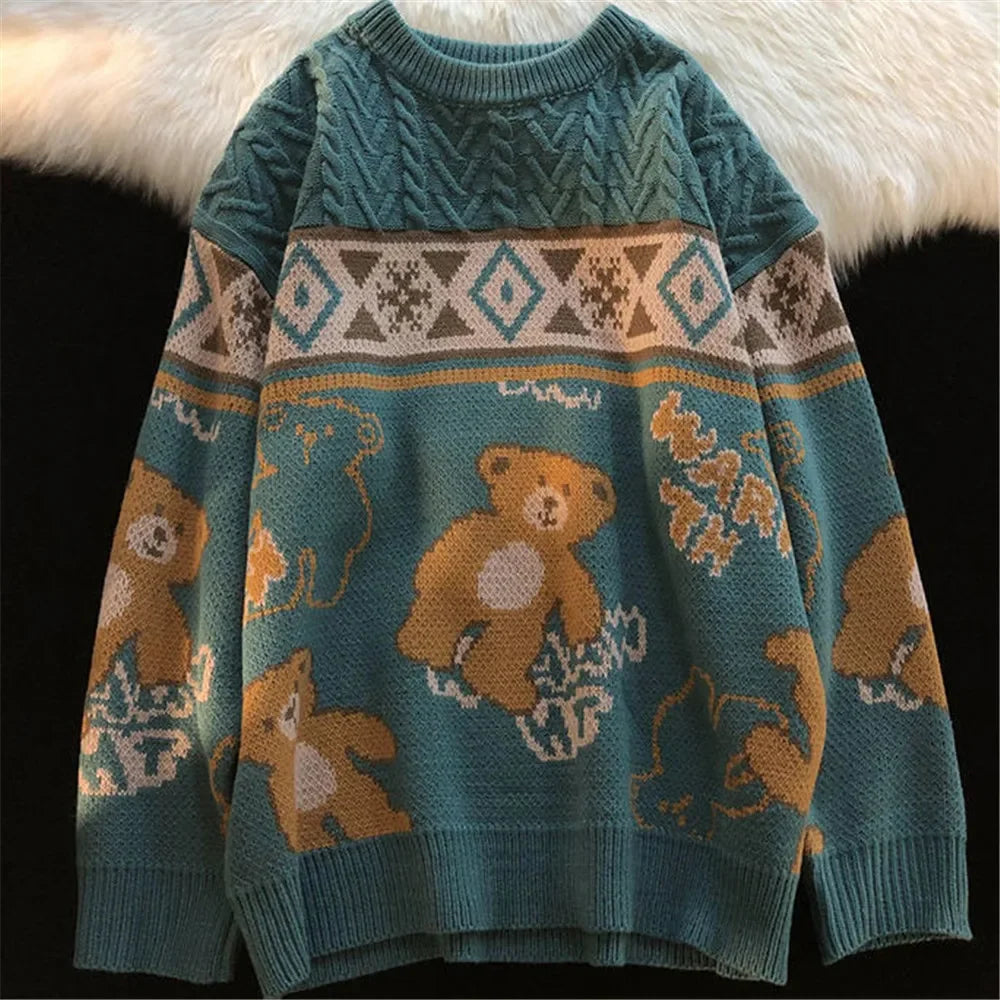 Klementine | Julesweater med sød bjørn til matchende par