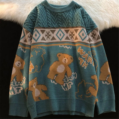 Klementine | Julesweater med sød bjørn til matchende par