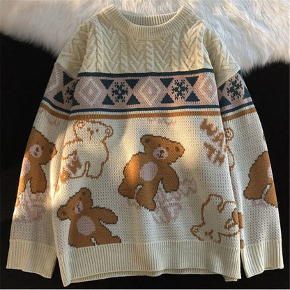 Klementine | Julesweater med sød bjørn til matchende par