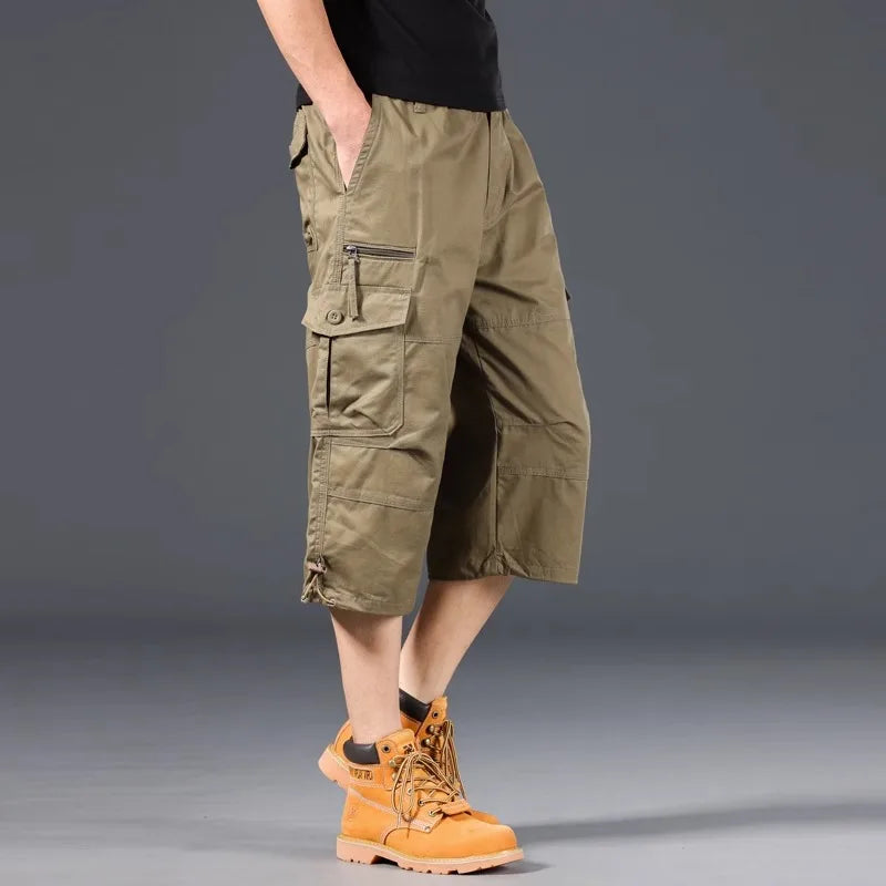 Lette Funktionelle Lange Cargo Shorts