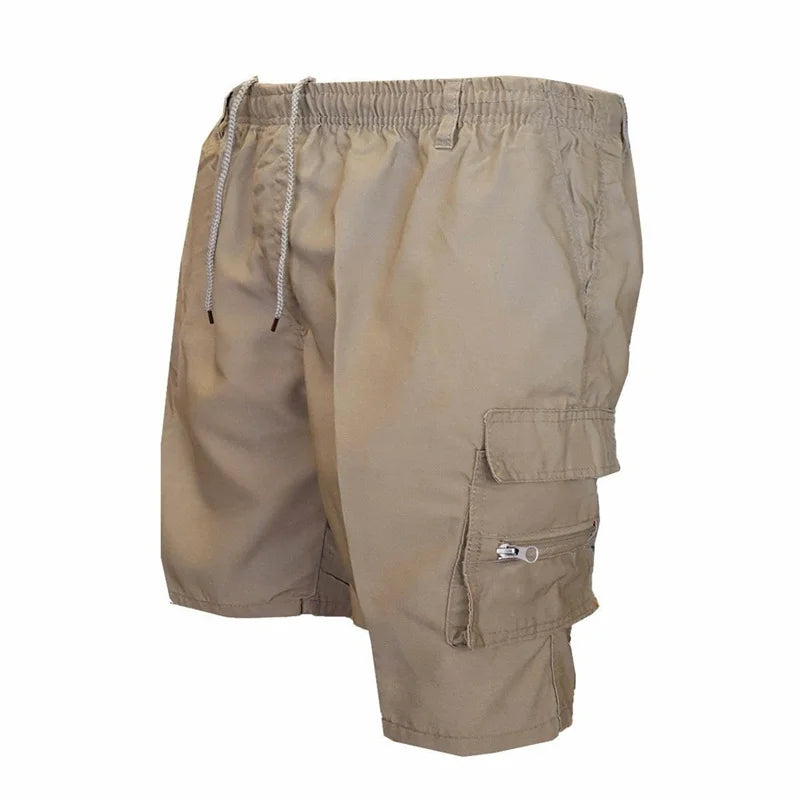 Afslappede Rummelige Herre Cargo Shorts