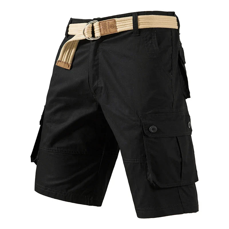 Komfortable Afslappet Praktisk Cargo Knæshorts