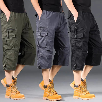 Lette Funktionelle Lange Cargo Shorts