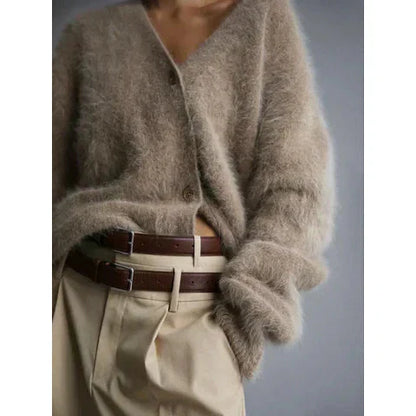 Stilfuld Elegant Stor Cashmere Sweater