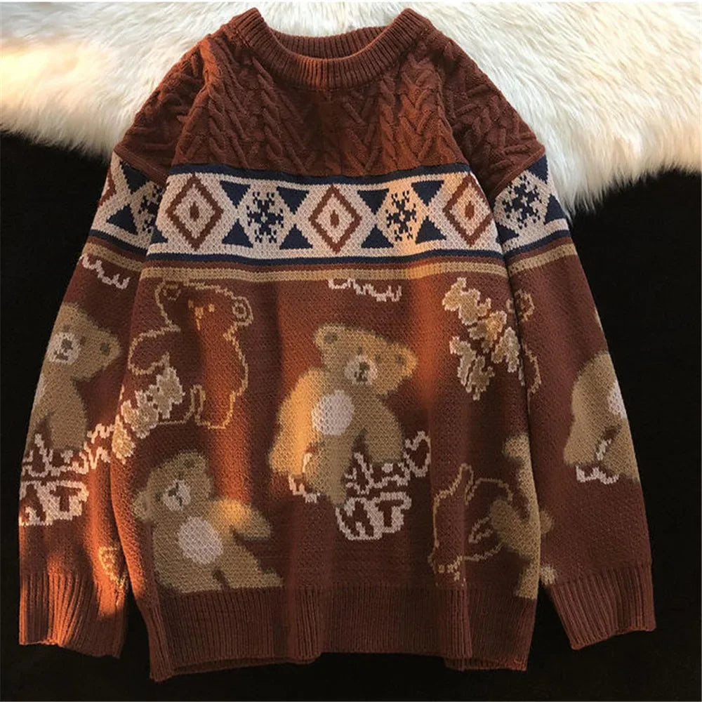 Klementine | Julesweater med sød bjørn til matchende par