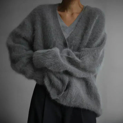 Stilfuld Elegant Stor Cashmere Sweater