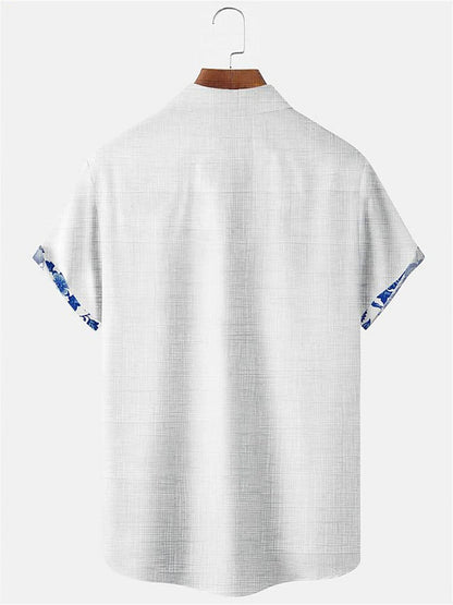Moderne Elegant Casual Stilfuld Linskjorte