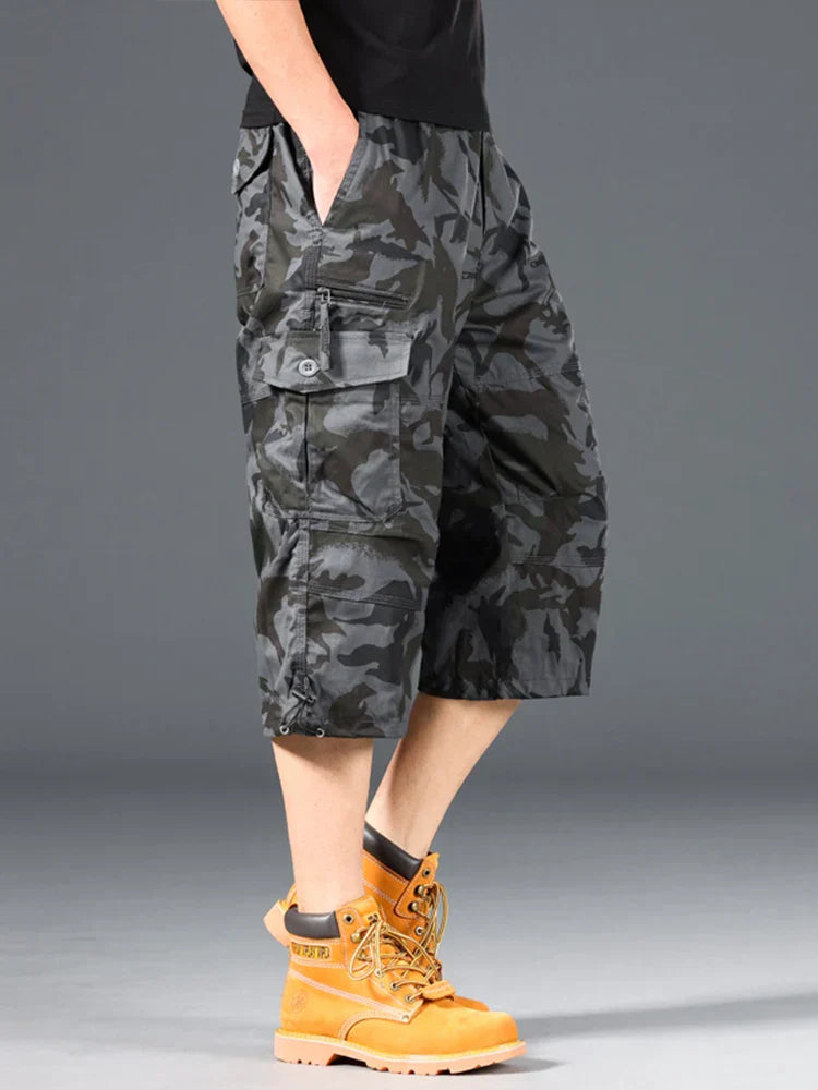 Lette Funktionelle Lange Cargo Shorts
