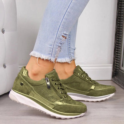 Komfortable Ortopædiske Sneakers med Lynlås