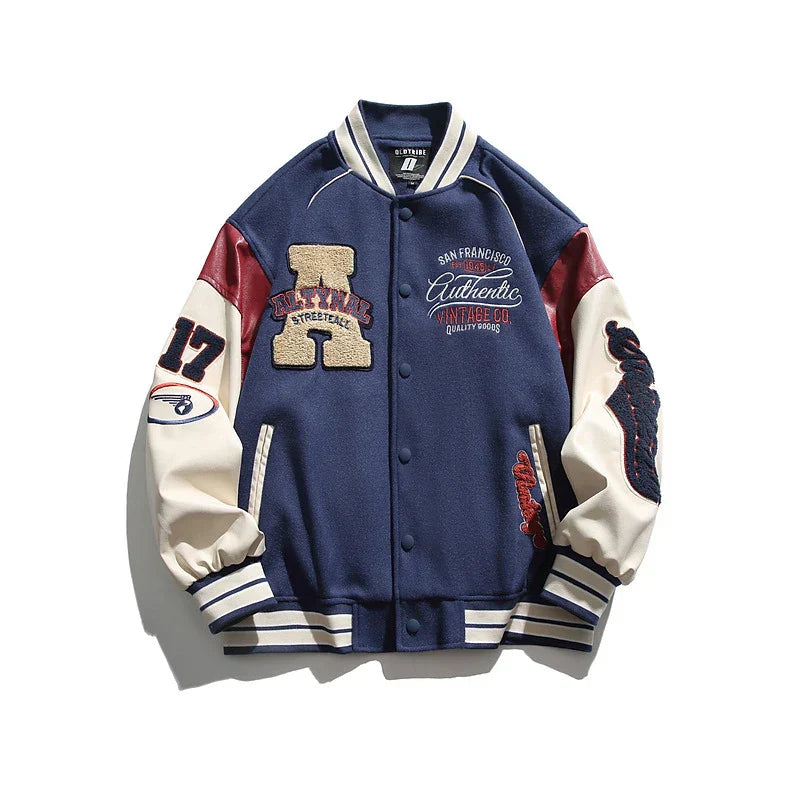 Afslappet Casual Herre Baseball Jakke