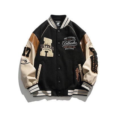 Afslappet Casual Herre Baseball Jakke