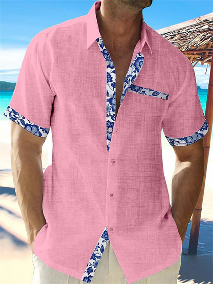 Moderne Elegant Casual Stilfuld Linskjorte
