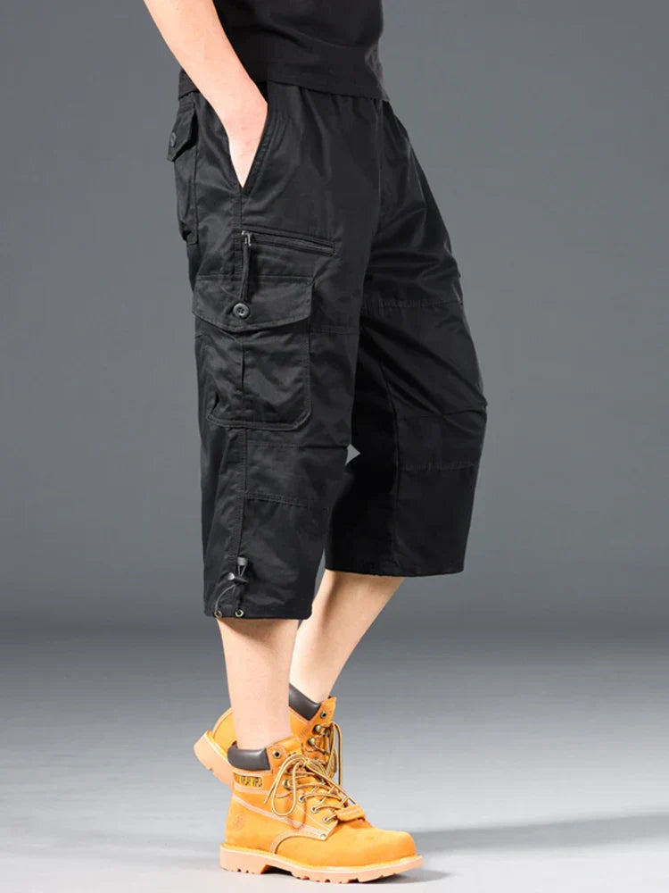 Lette Funktionelle Lange Cargo Shorts