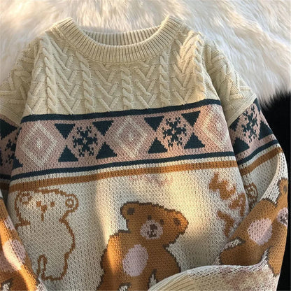 Klementine | Julesweater med sød bjørn til matchende par