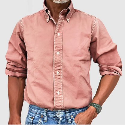 Moderne Stilfuld Elegant Klassisk bomuldsskjorte