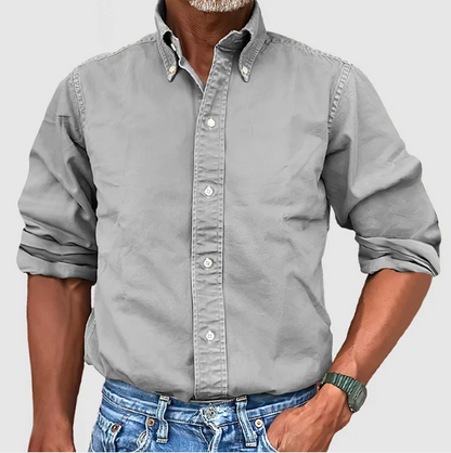 Moderne Stilfuld Elegant Klassisk bomuldsskjorte