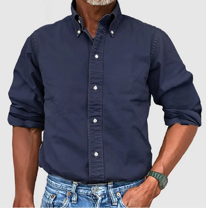 Moderne Stilfuld Elegant Klassisk bomuldsskjorte