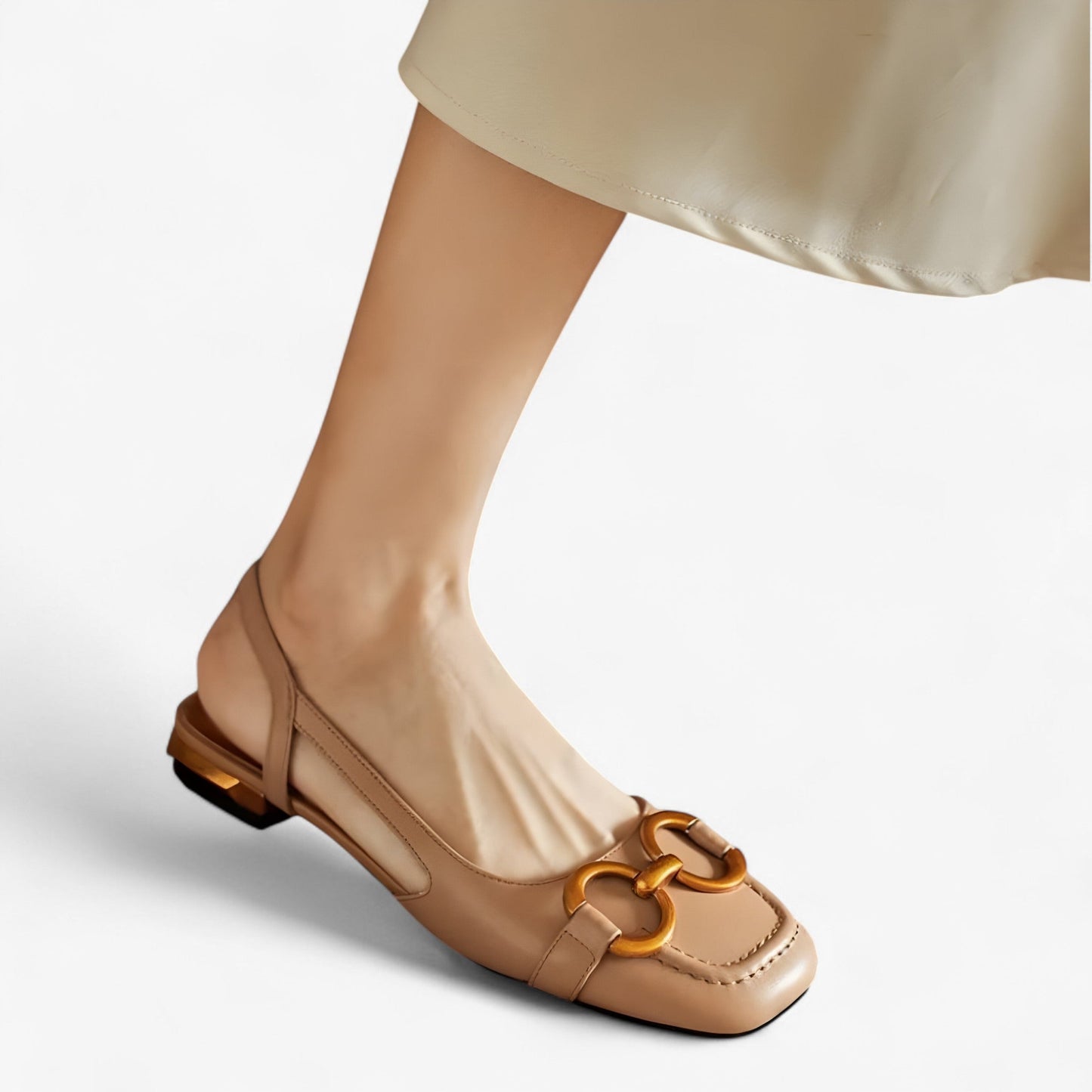 Lioma - Sandaler med slingback og dekorativt spænde