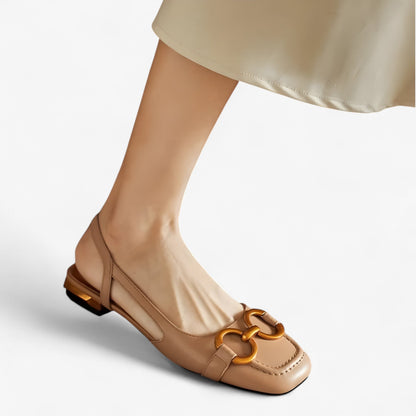 Lioma - Sandaler med slingback og dekorativt spænde