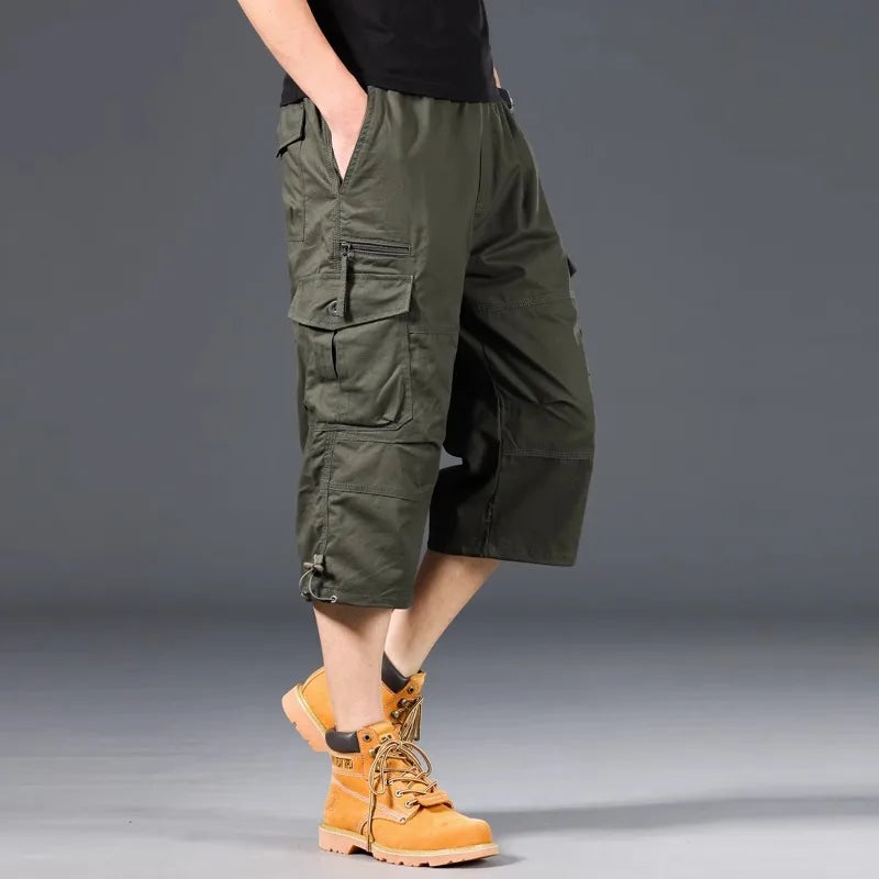 Lette Funktionelle Lange Cargo Shorts