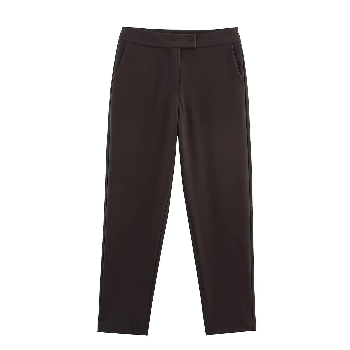 Elegant Formelt Sæt med Skræddersyet Lang Blazer til Dame