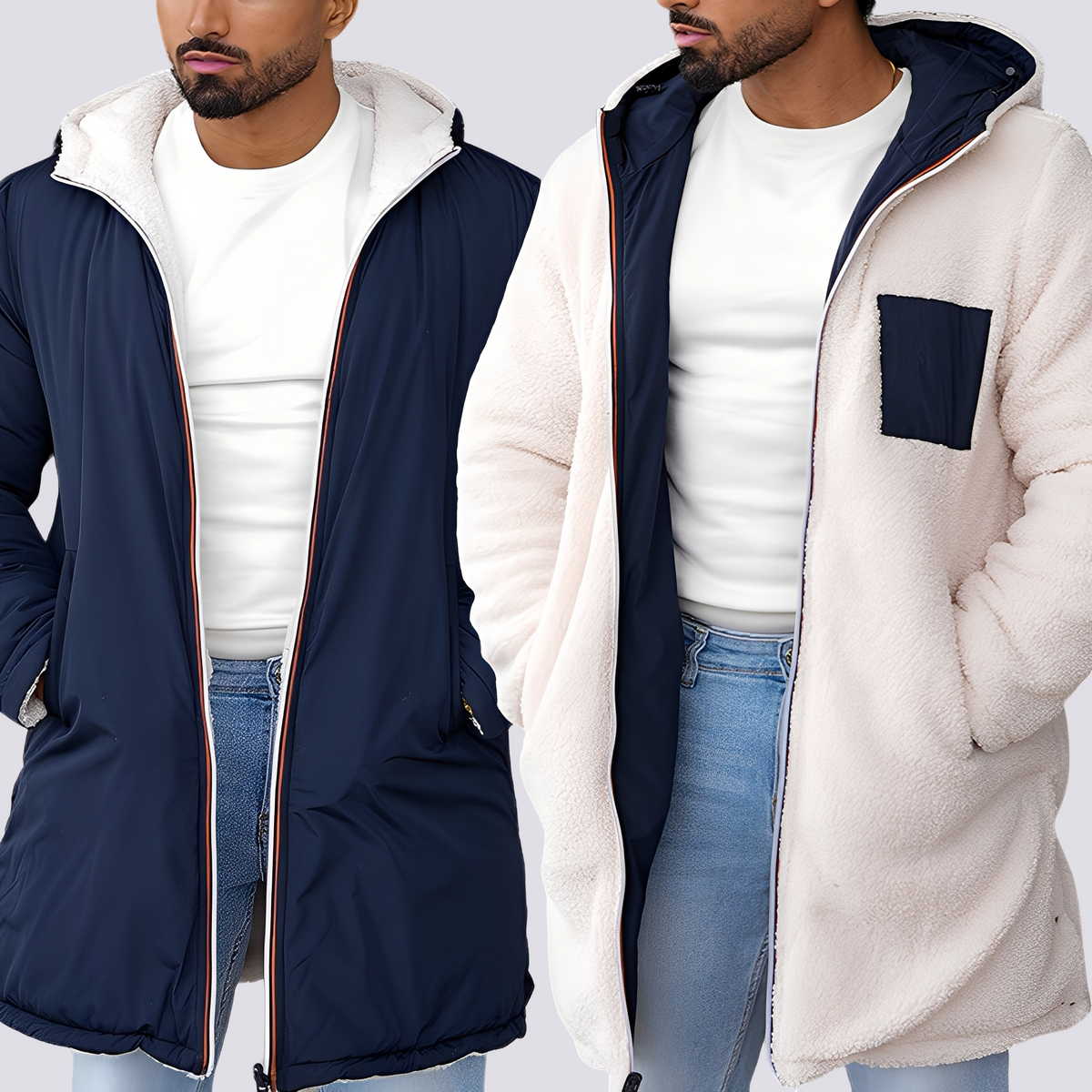 Alfred | Vinterjakke med varmt termostof og moderne design