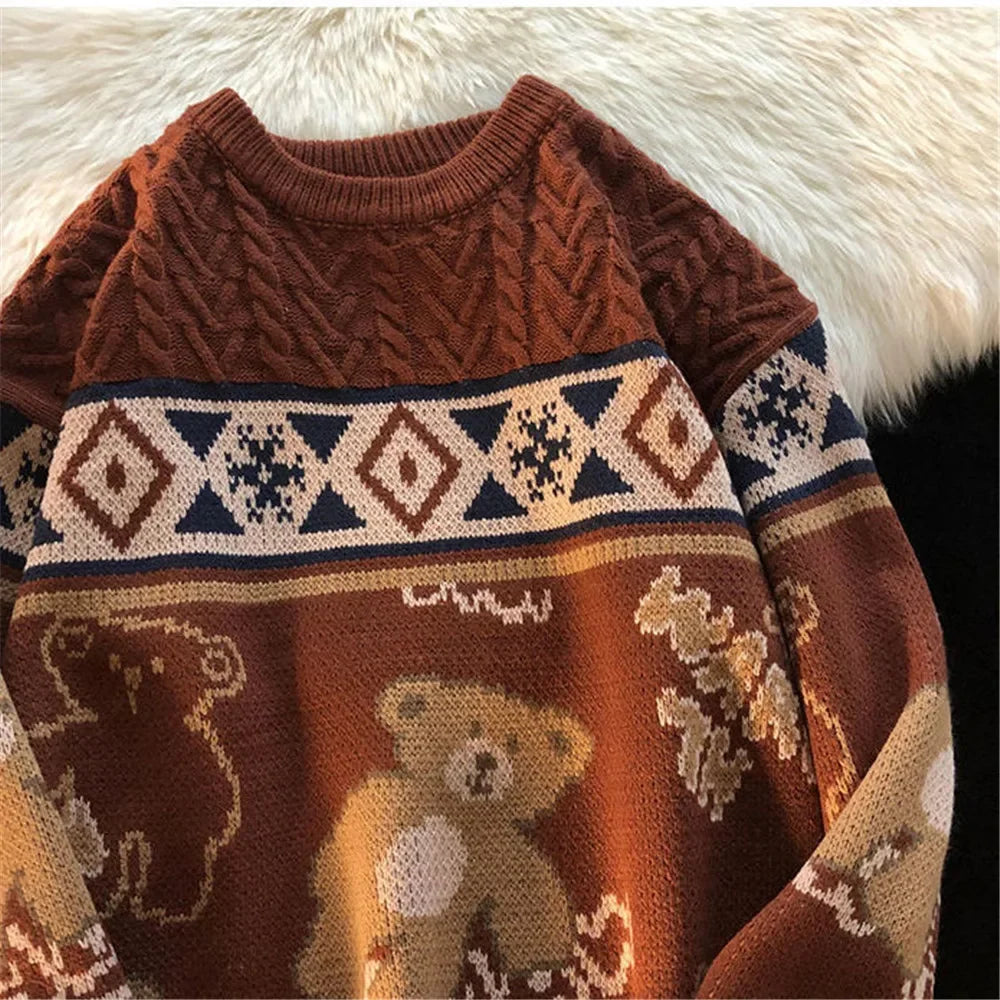 Klementine | Julesweater med sød bjørn til matchende par