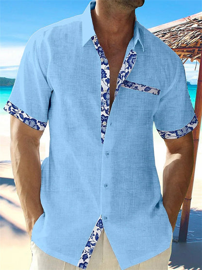 Moderne Elegant Casual Stilfuld Linskjorte