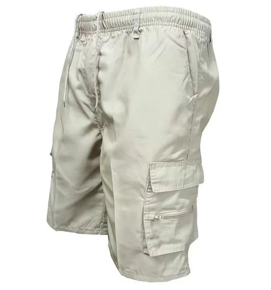 Afslappede Rummelige Herre Cargo Shorts