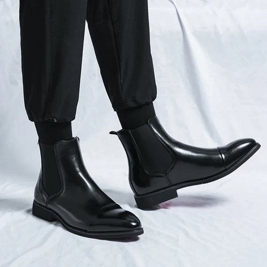 Benjamin | Elegante Alsidige Læderstøvler Med Ergonomisk Pasform