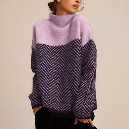 Alberte | Elegant rullekravepullover i blødt og varmt materiale