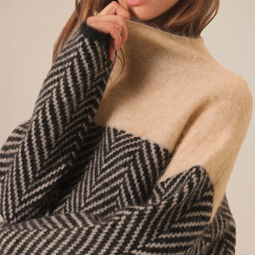 Moderne Komfortabel Stilfuld Cashmere Rullekrave