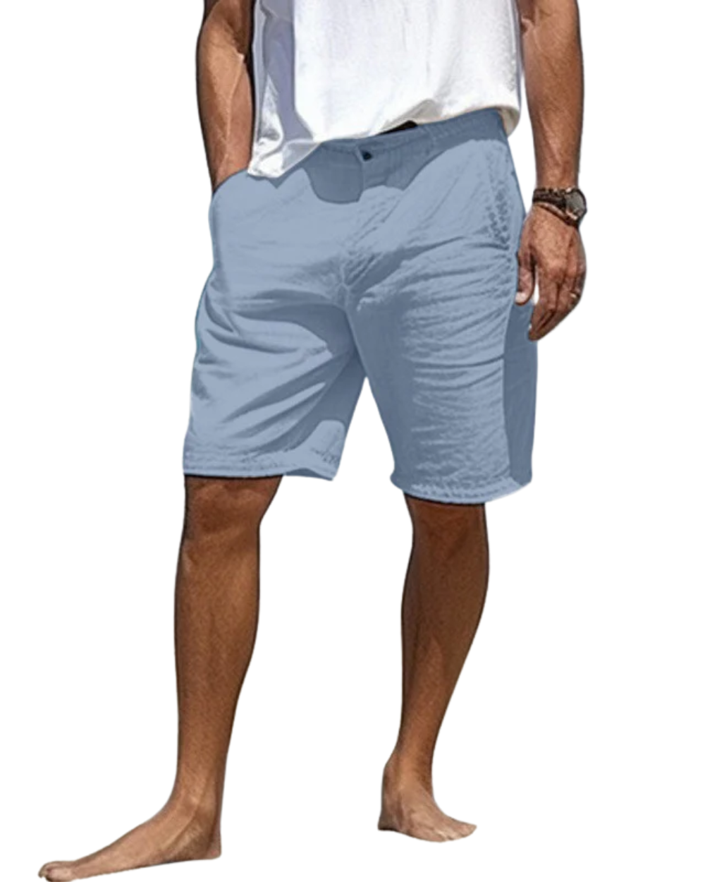 Let Elegant Linned Shorts Til Sommer