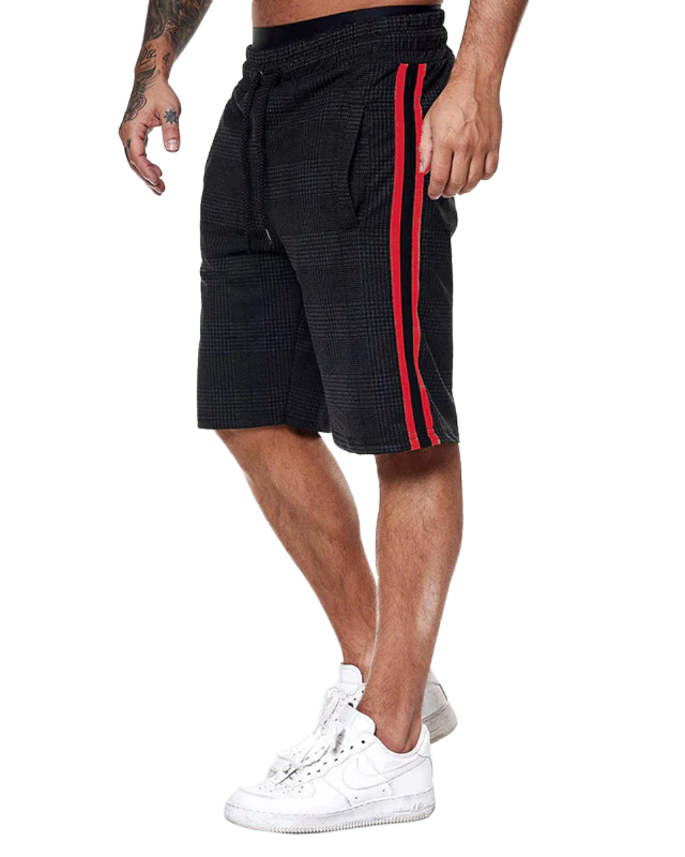 Casual Stilfuld Rutede Herre Shorts