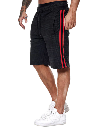 Casual Stilfuld Rutede Herre Shorts