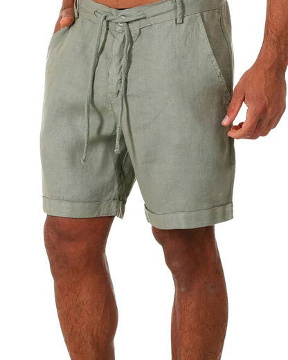 Åndbare Lette Linned Sommer Shorts